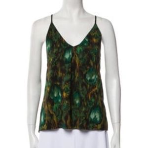 Alice + Olivia Silk Printed Top, S